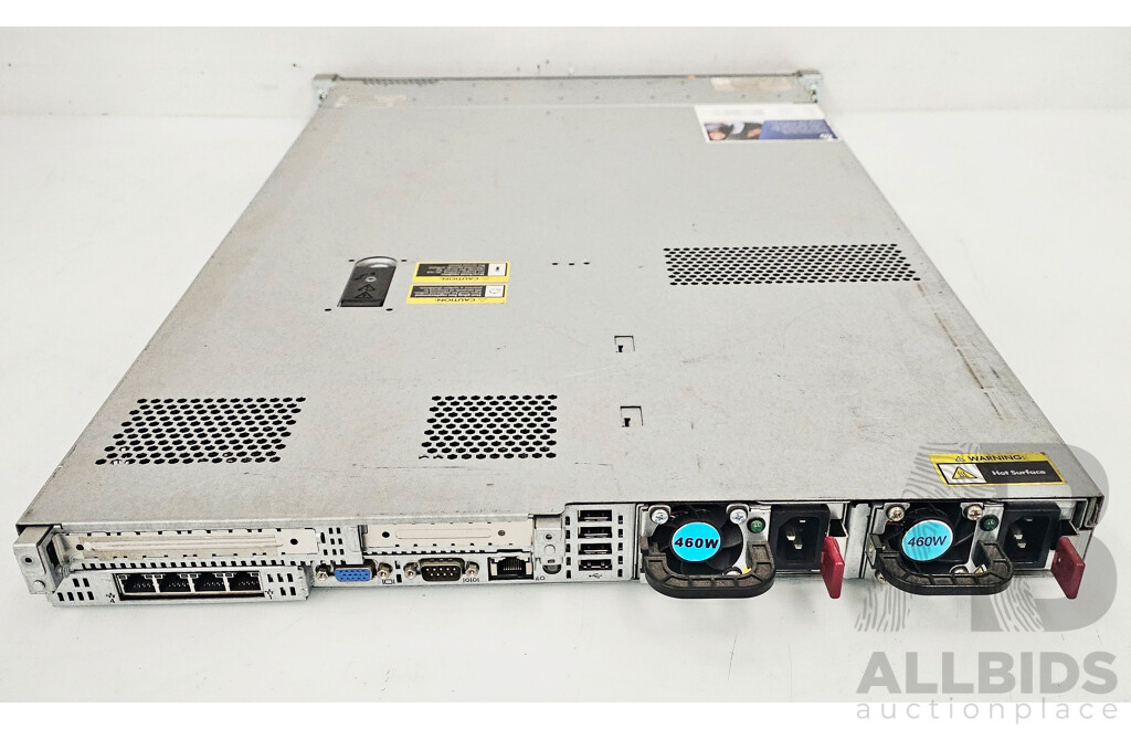 HP ProLiant DL360p Gen8 Intel Xeon (E5-2643 0) 3.30GHz-3.50GHz 4-Core CPU 1RU Server W/ 32GB DDR3