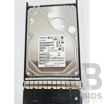 Toshiba (MG03ACA200) 2TB SATA 3.5-Inch Hard Drive - Lot of Five