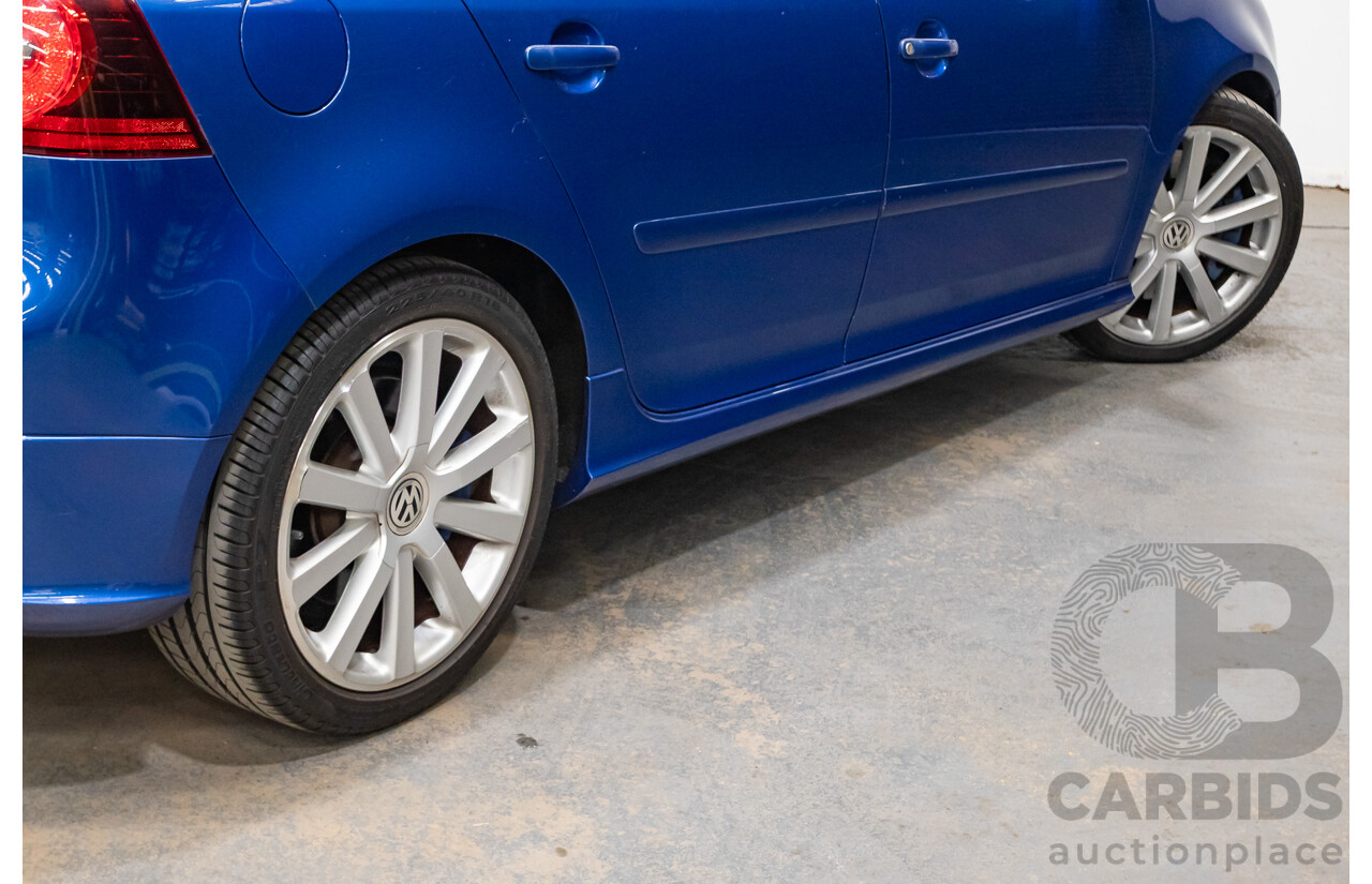 4/2008 Volkswagen Golf R32 Mk5 (AWD) 1K MY08 Upgrade 5d Hatchback Blue Graphite Pearl VR6 3.2L
