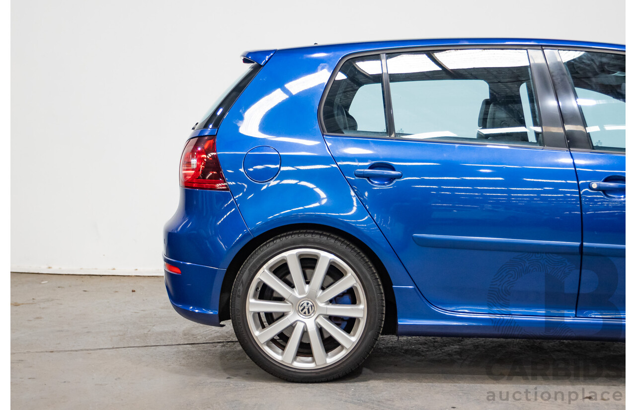 4/2008 Volkswagen Golf R32 Mk5 (AWD) 1K MY08 Upgrade 5d Hatchback Blue Graphite Pearl VR6 3.2L