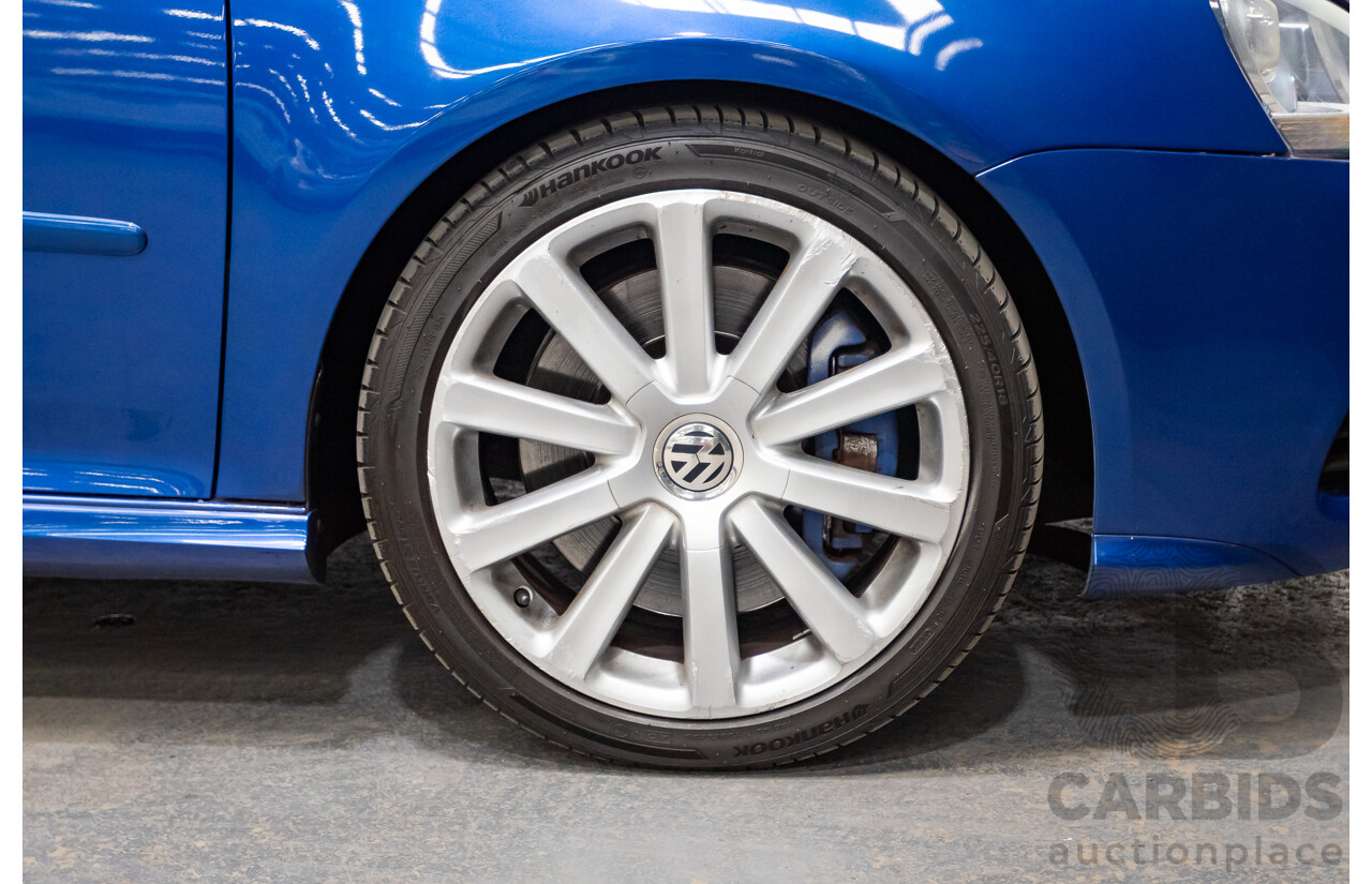 4/2008 Volkswagen Golf R32 Mk5 (AWD) 1K MY08 Upgrade 5d Hatchback Blue Graphite Pearl VR6 3.2L