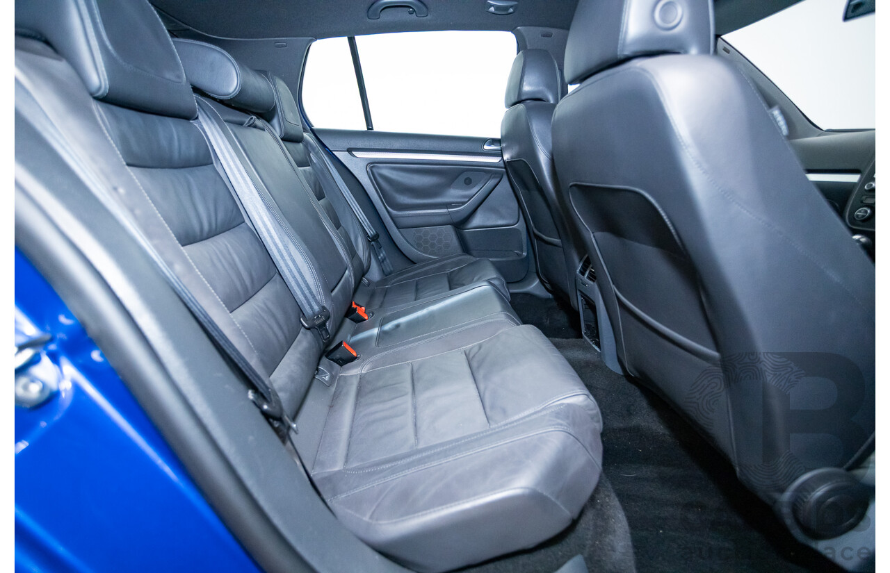 4/2008 Volkswagen Golf R32 Mk5 (AWD) 1K MY08 Upgrade 5d Hatchback Blue Graphite Pearl VR6 3.2L