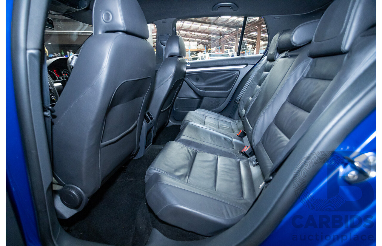 4/2008 Volkswagen Golf R32 Mk5 (AWD) 1K MY08 Upgrade 5d Hatchback Blue Graphite Pearl VR6 3.2L