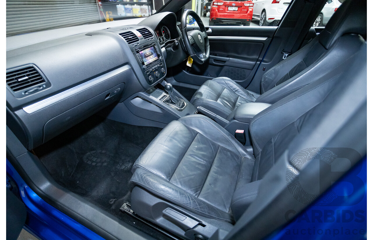 4/2008 Volkswagen Golf R32 Mk5 (AWD) 1K MY08 Upgrade 5d Hatchback Blue Graphite Pearl VR6 3.2L