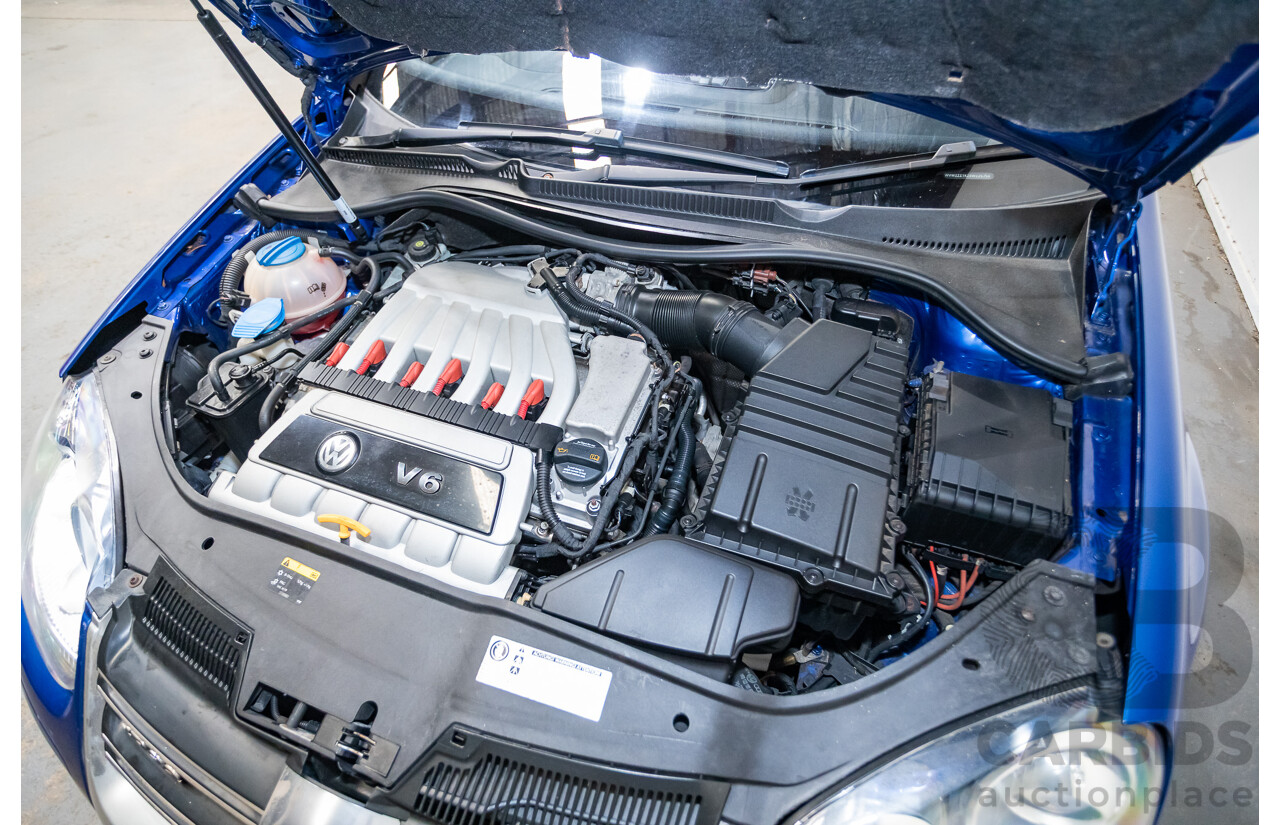 4/2008 Volkswagen Golf R32 Mk5 (AWD) 1K MY08 Upgrade 5d Hatchback Blue Graphite Pearl VR6 3.2L