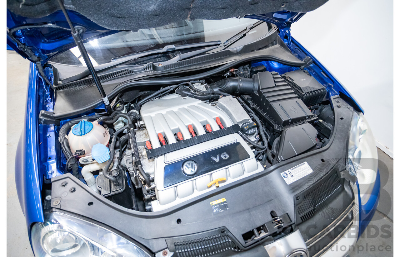4/2008 Volkswagen Golf R32 Mk5 (AWD) 1K MY08 Upgrade 5d Hatchback Blue Graphite Pearl VR6 3.2L