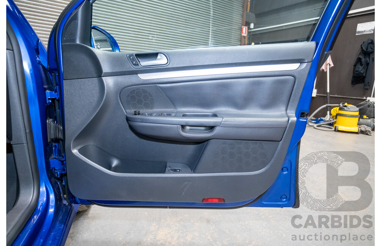 4/2008 Volkswagen Golf R32 Mk5 (AWD) 1K MY08 Upgrade 5d Hatchback Blue Graphite Pearl VR6 3.2L