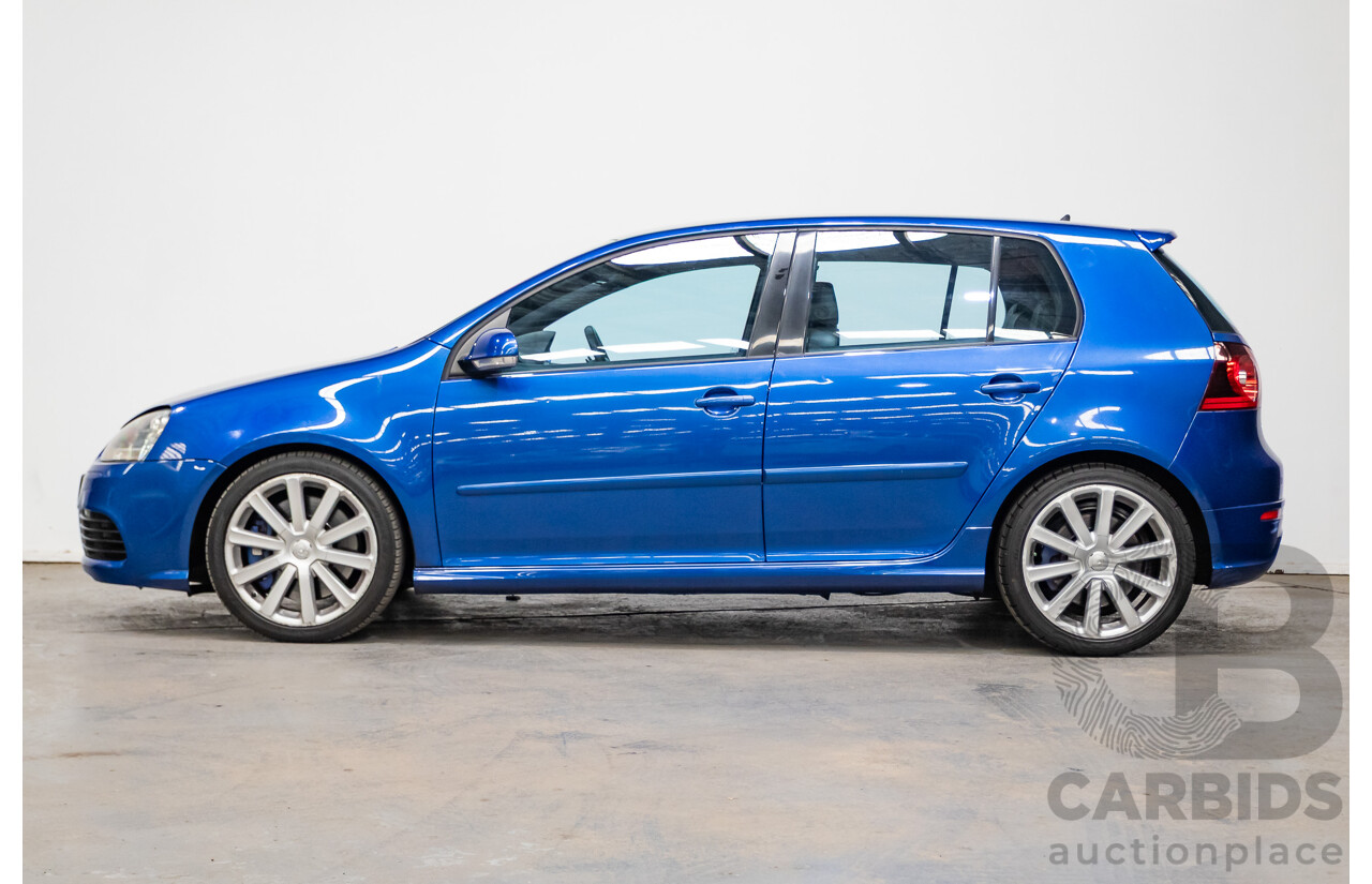4/2008 Volkswagen Golf R32 Mk5 (AWD) 1K MY08 Upgrade 5d Hatchback Blue Graphite Pearl VR6 3.2L