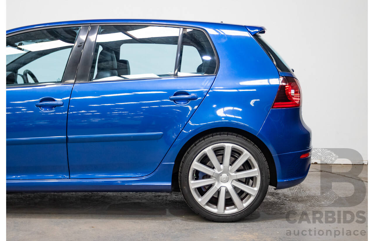 4/2008 Volkswagen Golf R32 Mk5 (AWD) 1K MY08 Upgrade 5d Hatchback Blue Graphite Pearl VR6 3.2L