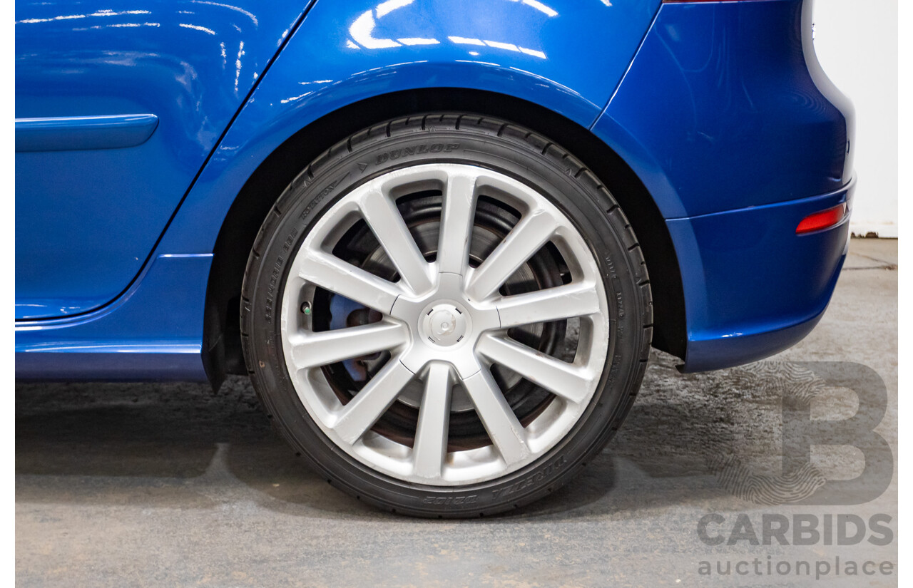 4/2008 Volkswagen Golf R32 Mk5 (AWD) 1K MY08 Upgrade 5d Hatchback Blue Graphite Pearl VR6 3.2L