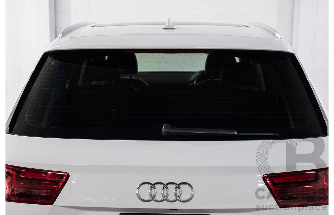 05/2016 Audi Q7 3.0 TDI Quattro (200kW AWD) 4M 4d Wagon Carrara White Turbo Diesel V6 3.0L - 7 Seater