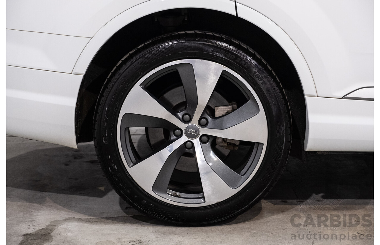 05/2016 Audi Q7 3.0 TDI Quattro (200kW AWD) 4M 4d Wagon Carrara White Turbo Diesel V6 3.0L - 7 Seater