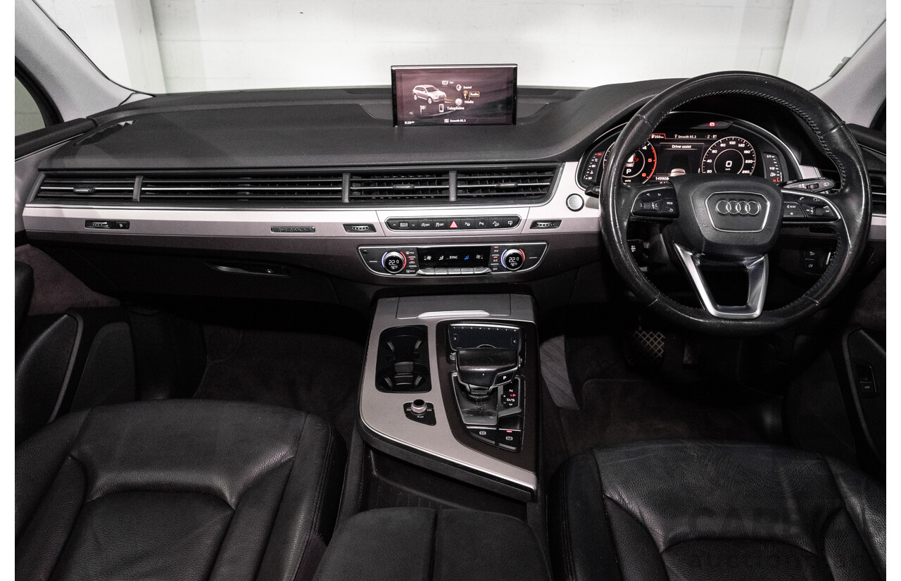 05/2016 Audi Q7 3.0 TDI Quattro (200kW AWD) 4M 4d Wagon Carrara White Turbo Diesel V6 3.0L - 7 Seater