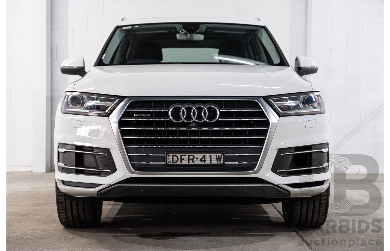 05/2016 Audi Q7 3.0 TDI Quattro (200kW AWD) 4M 4d Wagon Carrara White Turbo Diesel V6 3.0L - 7 Seater