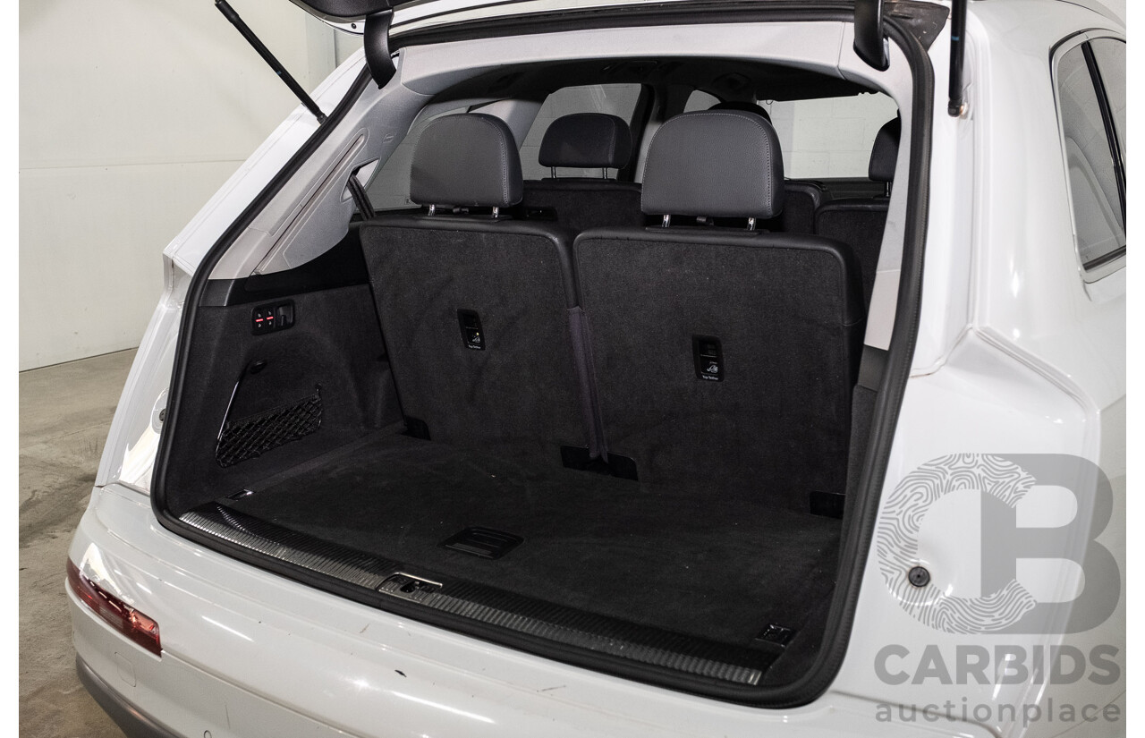 05/2016 Audi Q7 3.0 TDI Quattro (200kW AWD) 4M 4d Wagon Carrara White Turbo Diesel V6 3.0L - 7 Seater