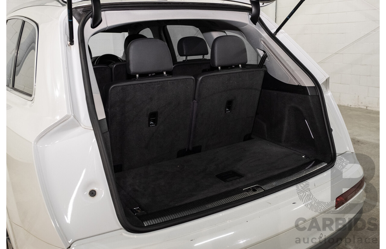 05/2016 Audi Q7 3.0 TDI Quattro (200kW AWD) 4M 4d Wagon Carrara White Turbo Diesel V6 3.0L - 7 Seater