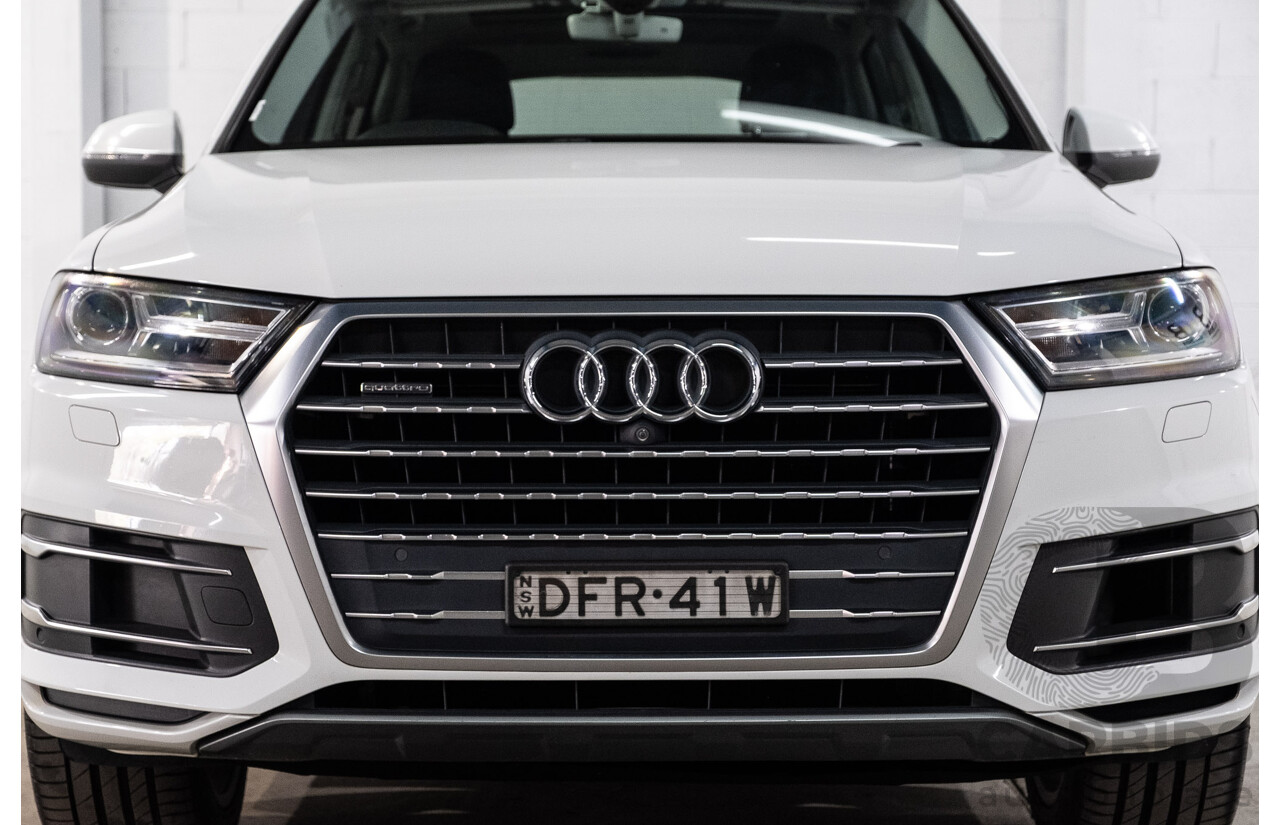 05/2016 Audi Q7 3.0 TDI Quattro (200kW AWD) 4M 4d Wagon Carrara White Turbo Diesel V6 3.0L - 7 Seater