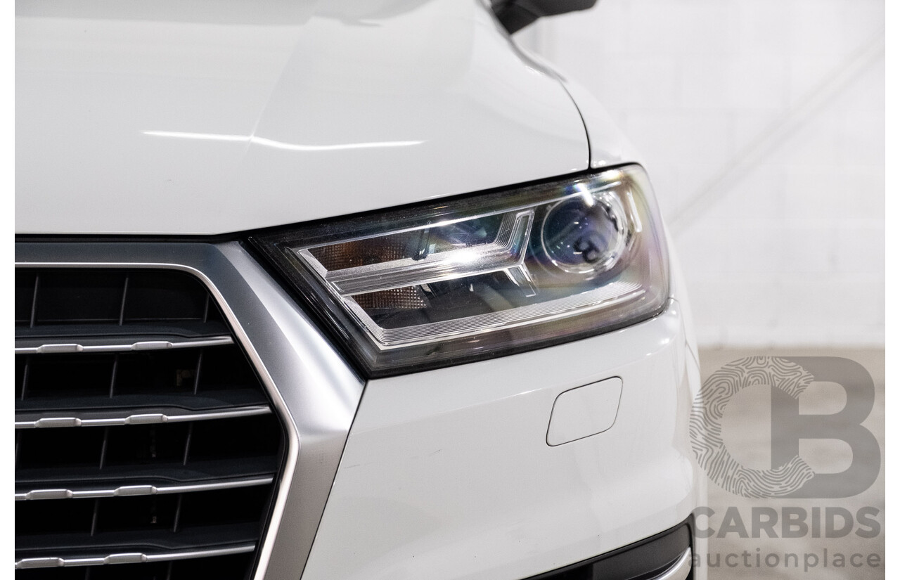 05/2016 Audi Q7 3.0 TDI Quattro (200kW AWD) 4M 4d Wagon Carrara White Turbo Diesel V6 3.0L - 7 Seater