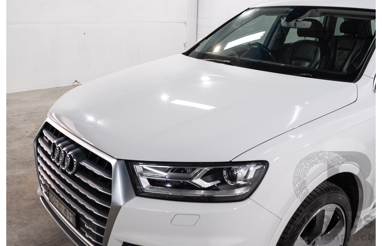 05/2016 Audi Q7 3.0 TDI Quattro (200kW AWD) 4M 4d Wagon Carrara White Turbo Diesel V6 3.0L - 7 Seater