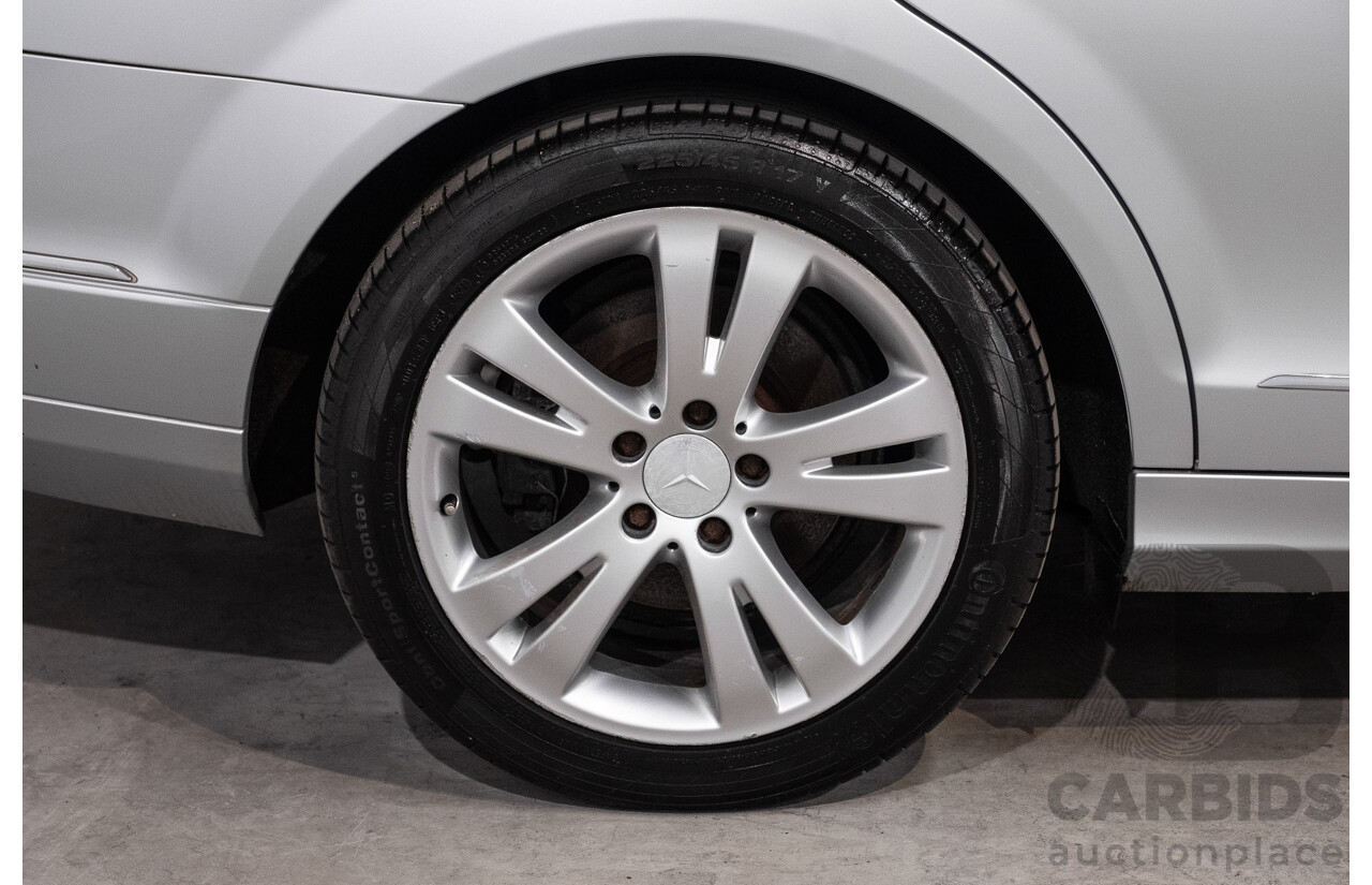 12/2008 Mercedes-Benz C200 Kompressor Avantgarde W204 4d Sedan Iridium Silver Metallic Supercharged 1.8L