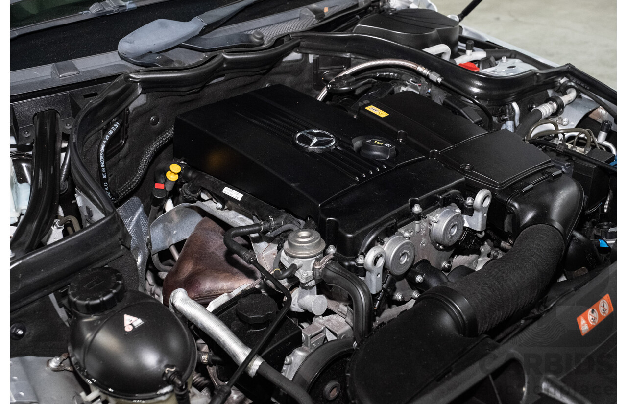 12/2008 Mercedes-Benz C200 Kompressor Avantgarde W204 4d Sedan Iridium Silver Metallic Supercharged 1.8L