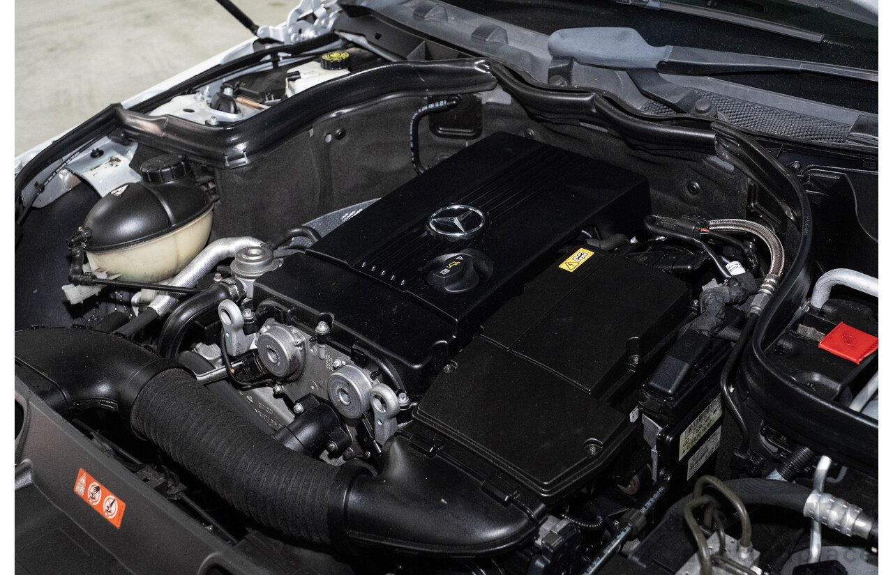 12/2008 Mercedes-Benz C200 Kompressor Avantgarde W204 4d Sedan Iridium Silver Metallic Supercharged 1.8L
