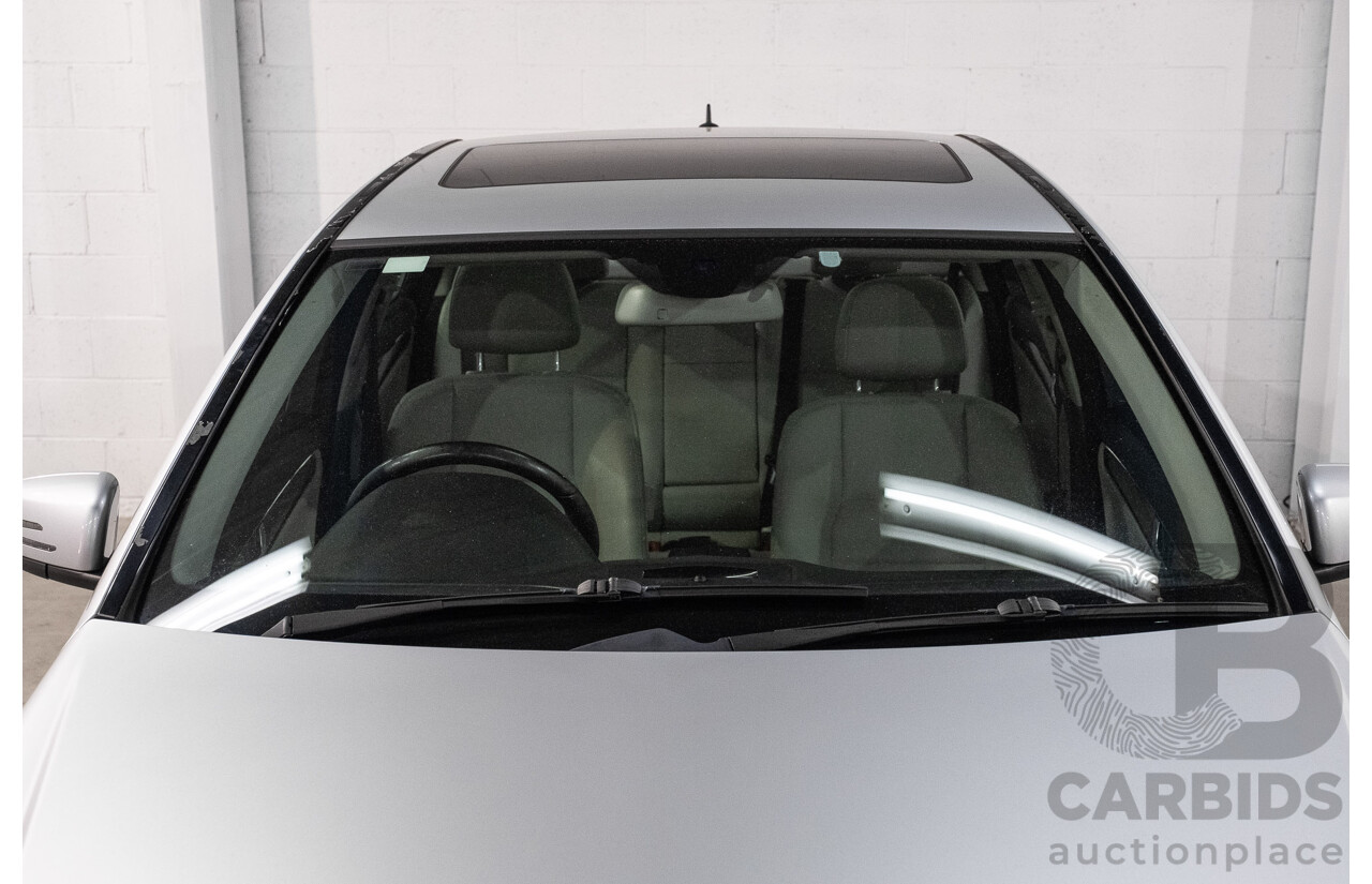 12/2008 Mercedes-Benz C200 Kompressor Avantgarde W204 4d Sedan Iridium Silver Metallic Supercharged 1.8L