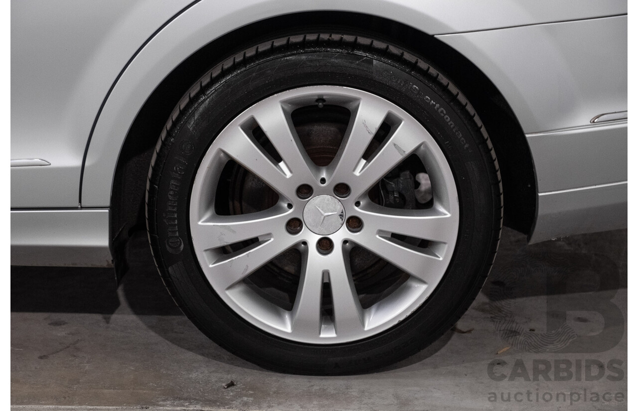 12/2008 Mercedes-Benz C200 Kompressor Avantgarde W204 4d Sedan Iridium Silver Metallic Supercharged 1.8L