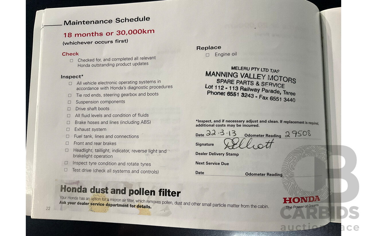 6/2011 Honda CR-V Luxury (4x4) MY11 4d Wagon Sparkle Grey Metallic 2.4L