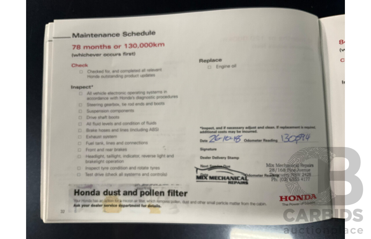 6/2011 Honda CR-V Luxury (4x4) MY11 4d Wagon Sparkle Grey Metallic 2.4L