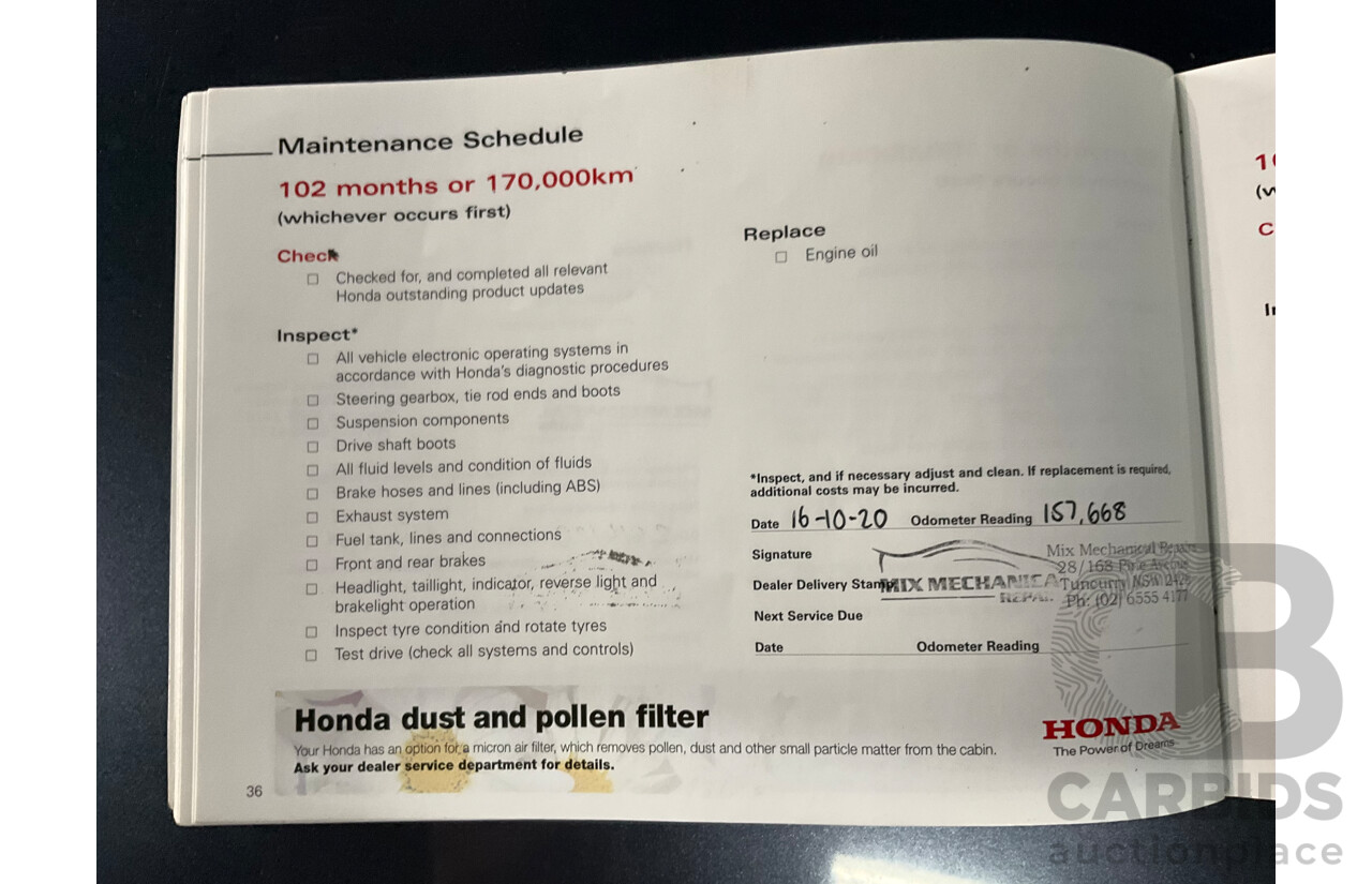 6/2011 Honda CR-V Luxury (4x4) MY11 4d Wagon Sparkle Grey Metallic 2.4L