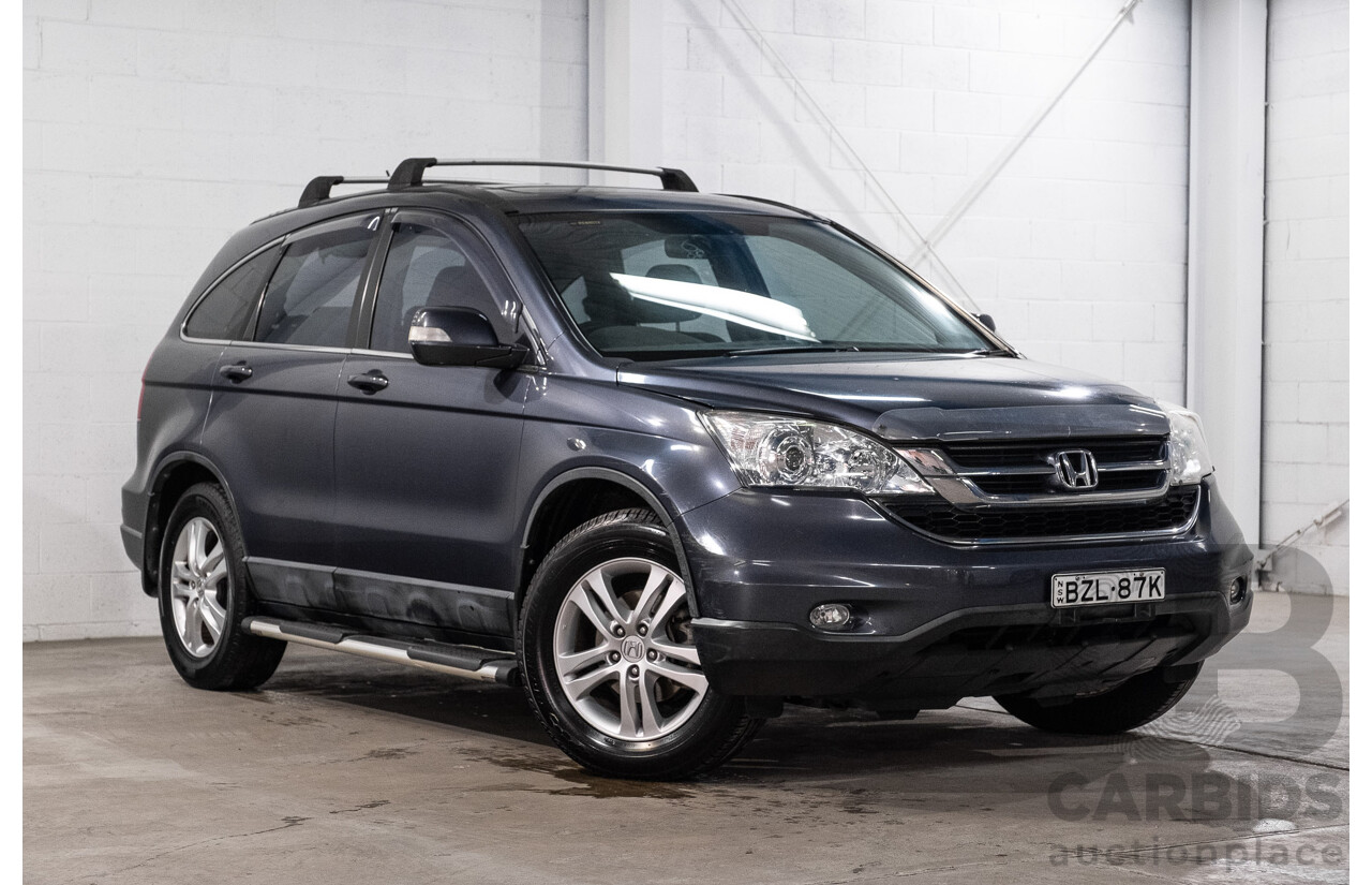 6/2011 Honda CR-V Luxury (4x4) MY11 4d Wagon Sparkle Grey Metallic 2.4L