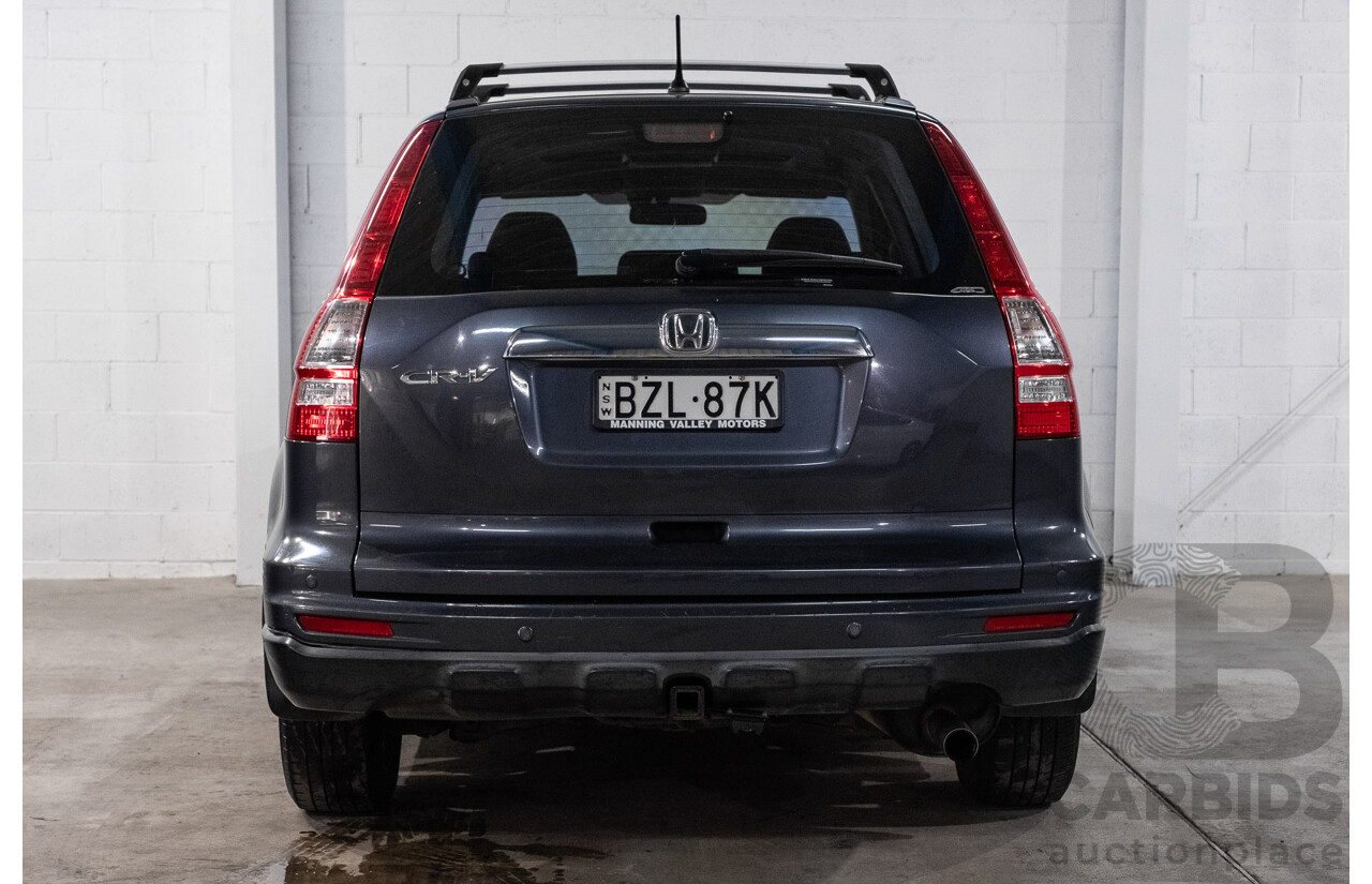 6/2011 Honda CR-V Luxury (4x4) MY11 4d Wagon Sparkle Grey Metallic 2.4L