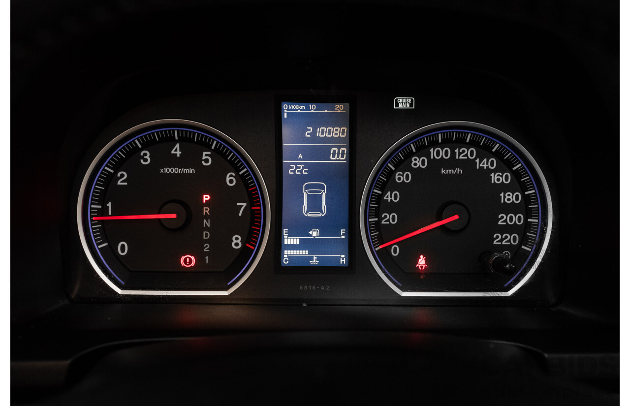 6/2011 Honda CR-V Luxury (4x4) MY11 4d Wagon Sparkle Grey Metallic 2.4L