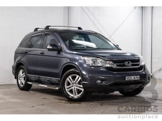 6/2011 Honda CR-V Luxury (4x4) MY11 4d Wagon Sparkle Grey Metallic 2.4L 6/2011 Honda CR-V Luxury (4x4) MY11 4d Wagon Sparkle Grey Metallic 2.4L