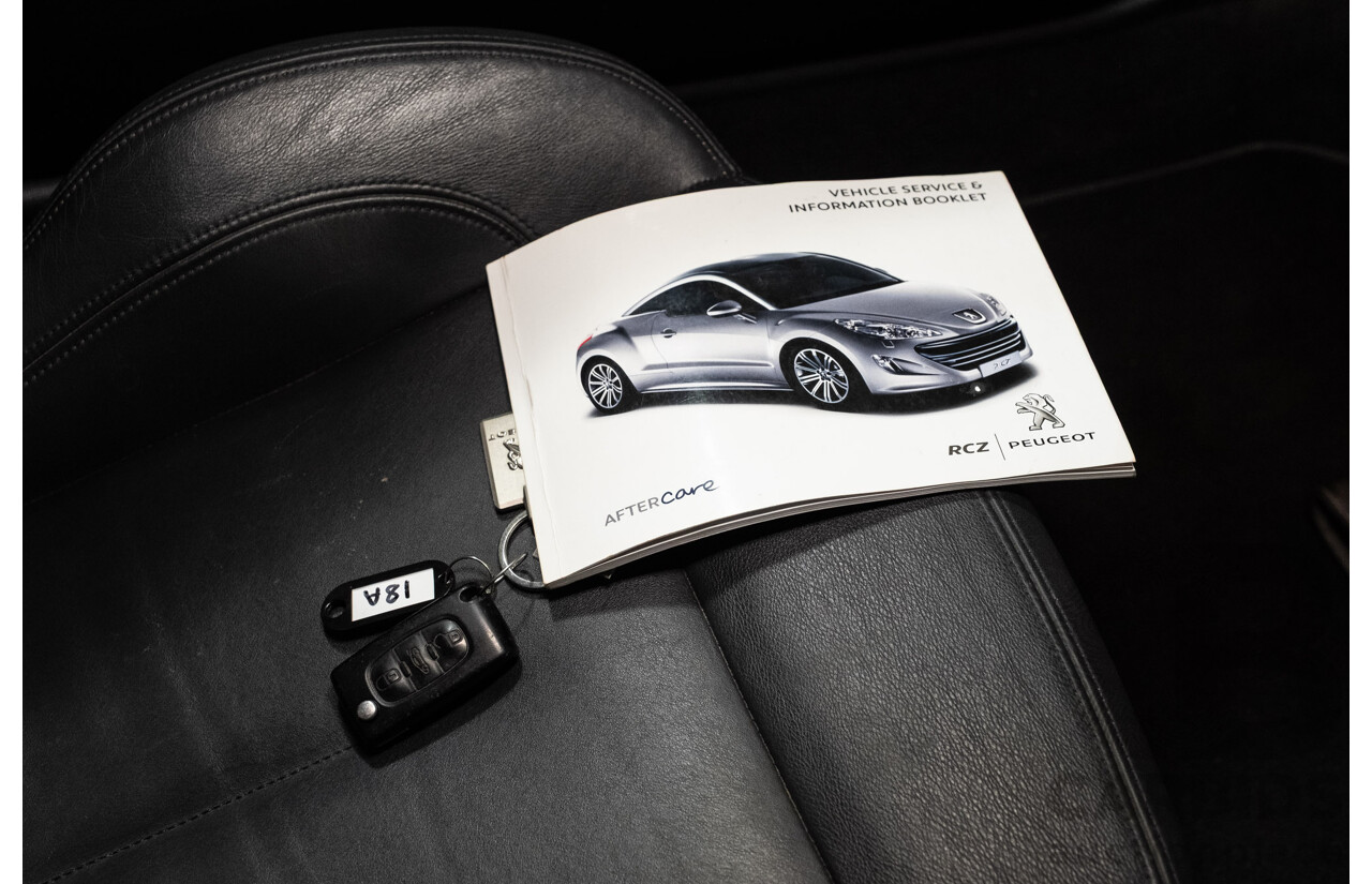 11/2010 Peugeot RCZ 1.6T 2d Coupe Mercury Grey Metallic Turbo 1.6L
