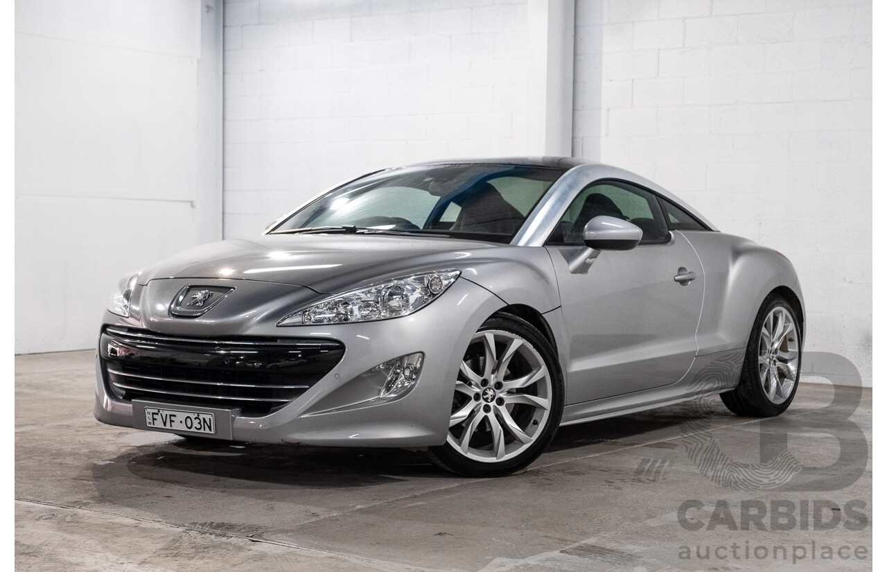 11/2010 Peugeot RCZ 1.6T 2d Coupe Mercury Grey Metallic Turbo 1.6L