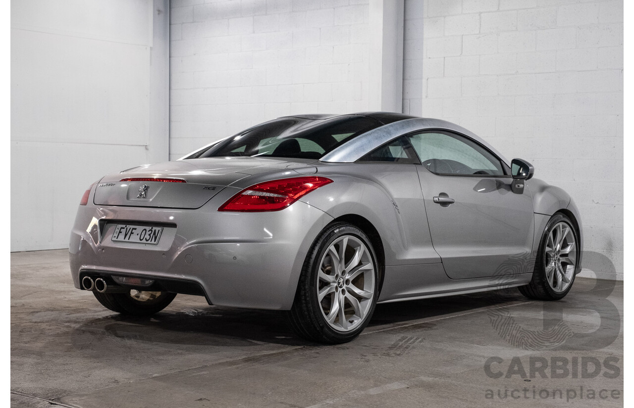 11/2010 Peugeot RCZ 1.6T 2d Coupe Mercury Grey Metallic Turbo 1.6L