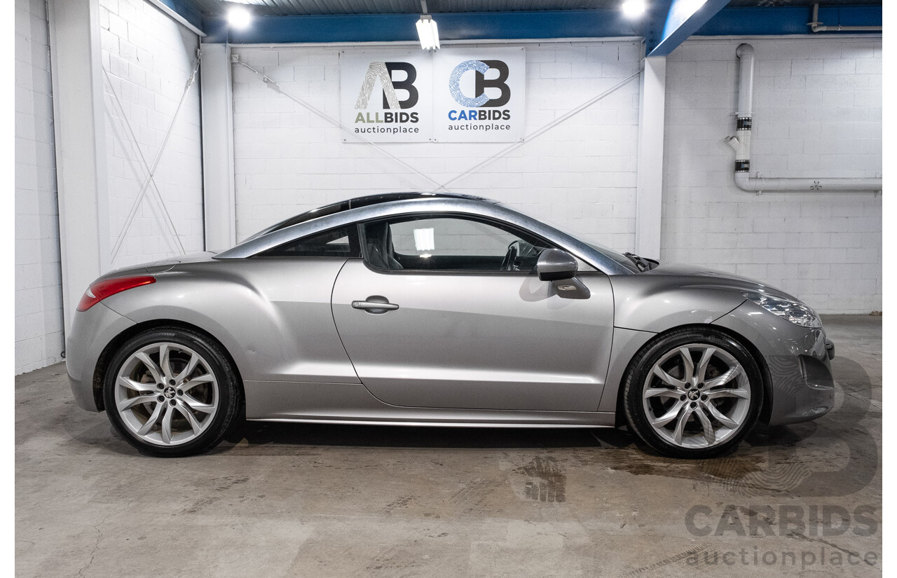 11/2010 Peugeot RCZ 1.6T 2d Coupe Mercury Grey Metallic Turbo 1.6L
