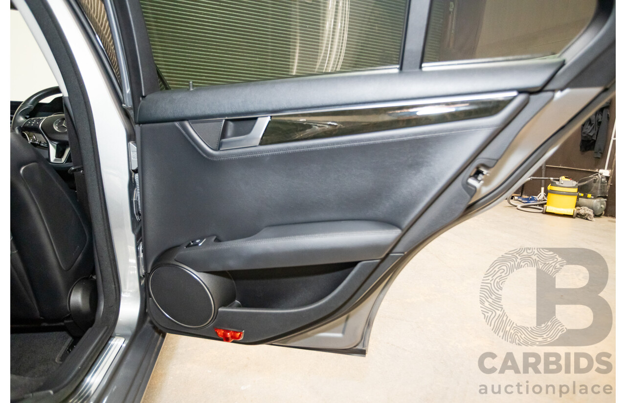 4/2013 Mercedes Benz C250 Avantgarde BE W204 MY13 4d Sedan Palladium Silver Metallic Turbo 1.8L