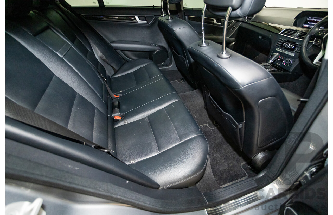 4/2013 Mercedes Benz C250 Avantgarde BE W204 MY13 4d Sedan Palladium Silver Metallic Turbo 1.8L