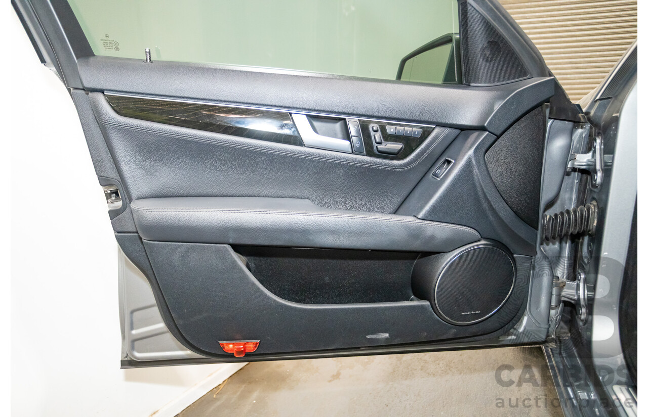 4/2013 Mercedes Benz C250 Avantgarde BE W204 MY13 4d Sedan Palladium Silver Metallic Turbo 1.8L