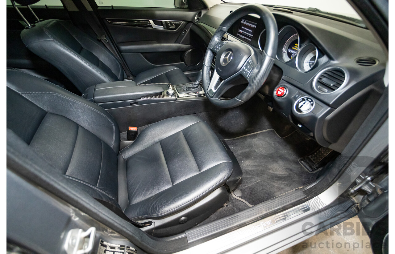 4/2013 Mercedes Benz C250 Avantgarde BE W204 MY13 4d Sedan Palladium Silver Metallic Turbo 1.8L