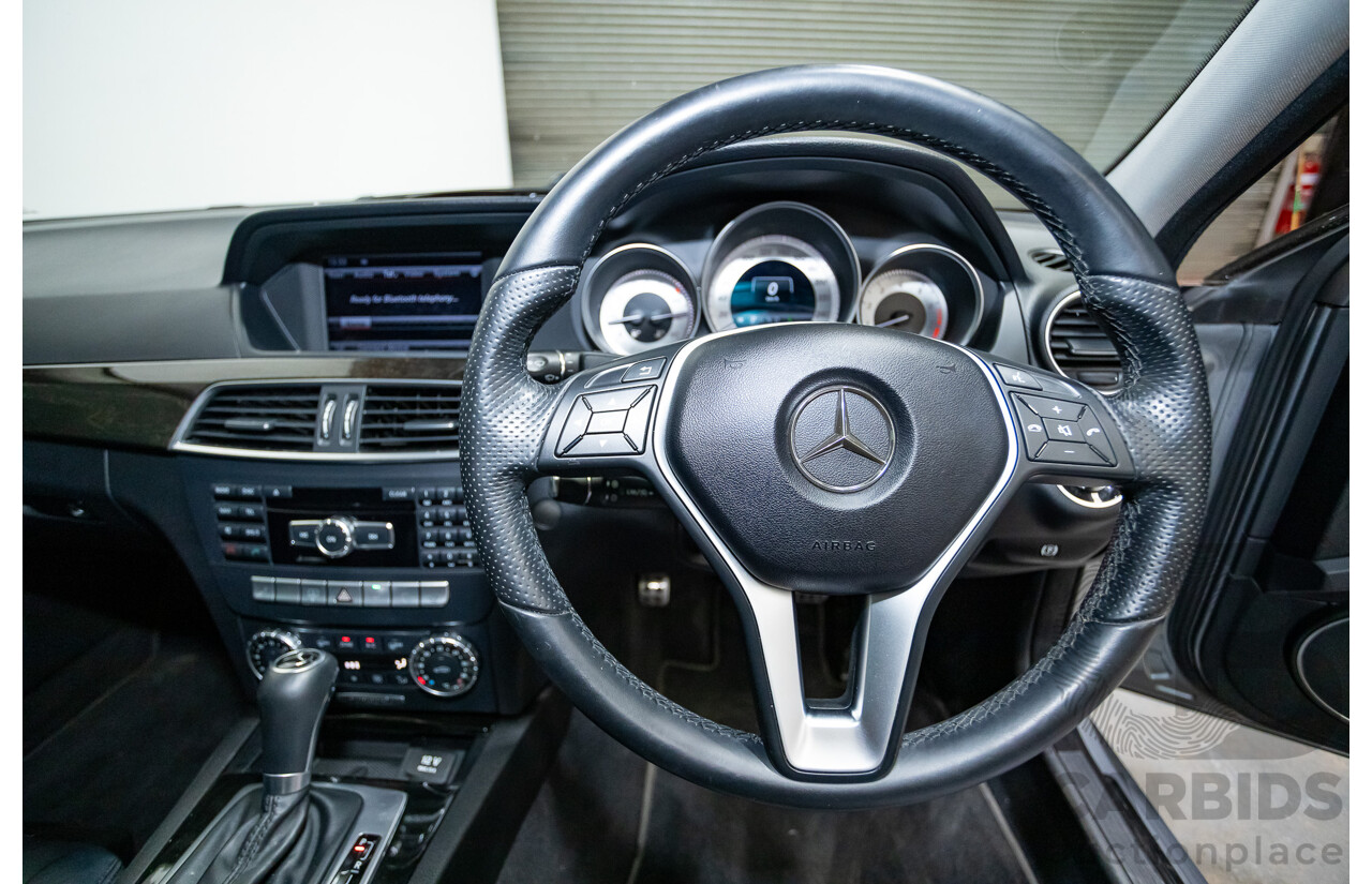4/2013 Mercedes Benz C250 Avantgarde BE W204 MY13 4d Sedan Palladium Silver Metallic Turbo 1.8L