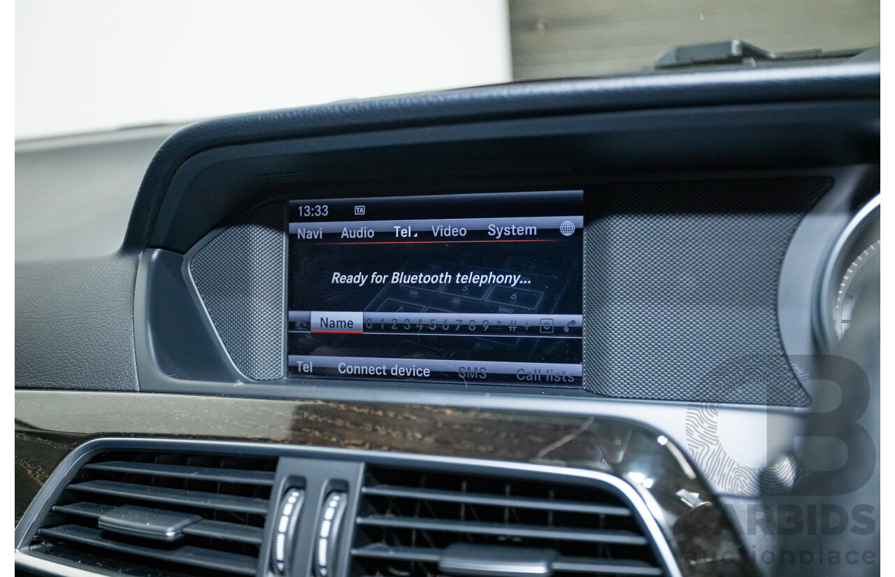 4/2013 Mercedes Benz C250 Avantgarde BE W204 MY13 4d Sedan Palladium Silver Metallic Turbo 1.8L