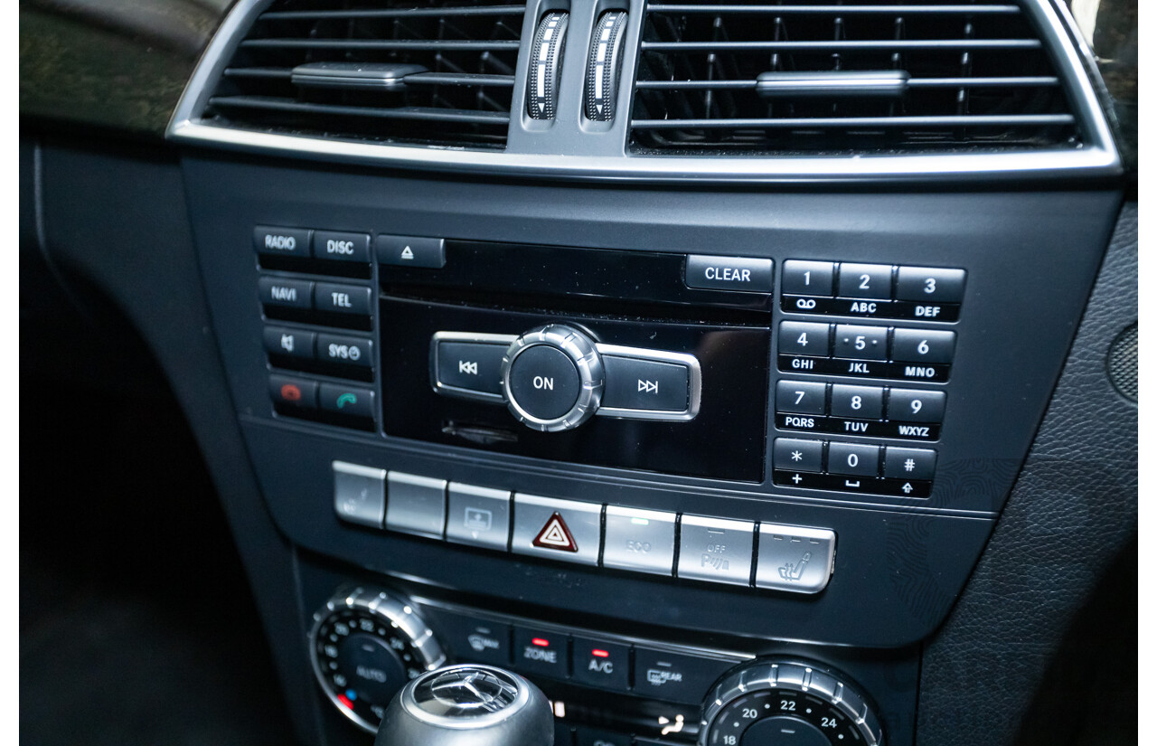 4/2013 Mercedes Benz C250 Avantgarde BE W204 MY13 4d Sedan Palladium Silver Metallic Turbo 1.8L