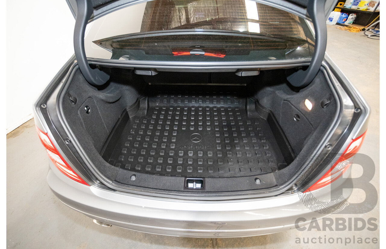 4/2013 Mercedes Benz C250 Avantgarde BE W204 MY13 4d Sedan Palladium Silver Metallic Turbo 1.8L