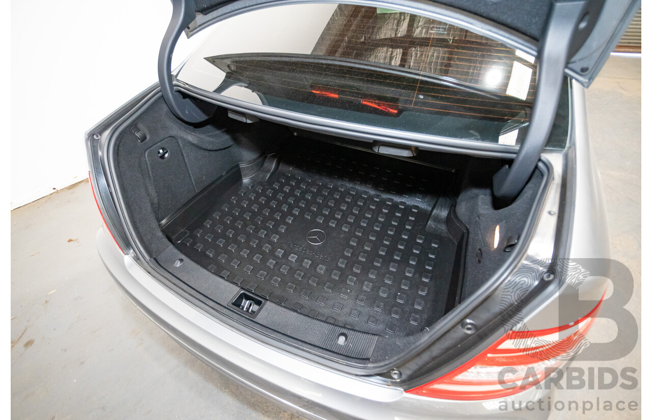4/2013 Mercedes Benz C250 Avantgarde BE W204 MY13 4d Sedan Palladium Silver Metallic Turbo 1.8L