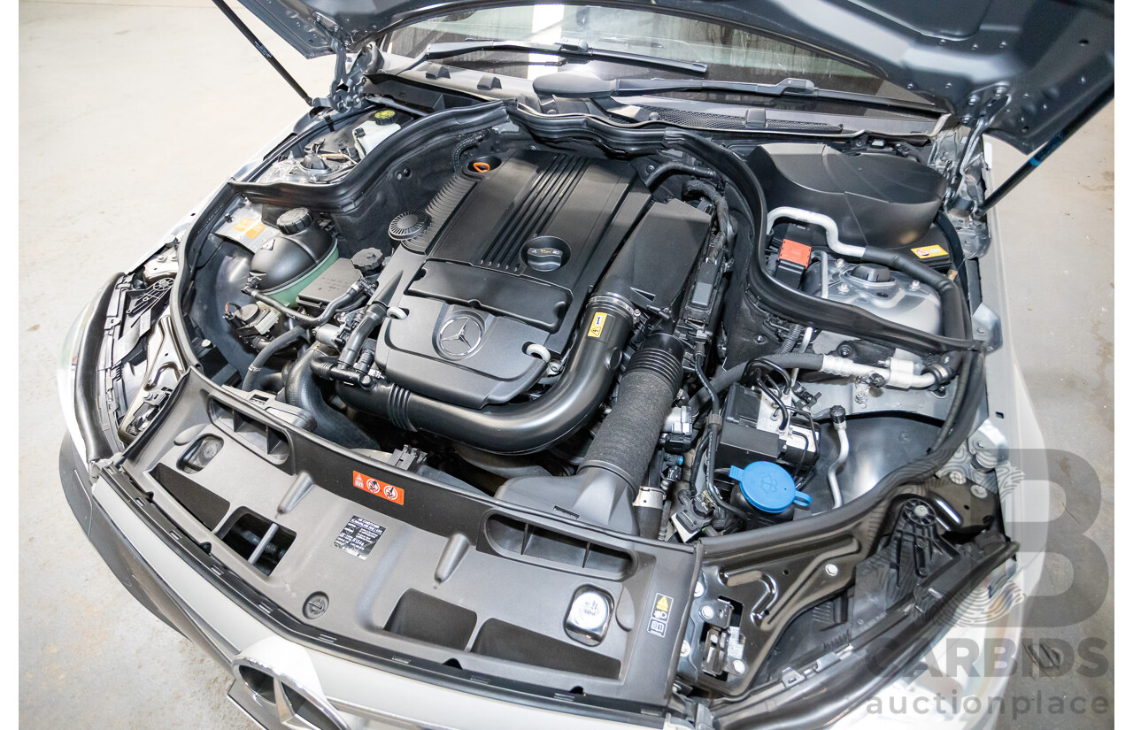 4/2013 Mercedes Benz C250 Avantgarde BE W204 MY13 4d Sedan Palladium Silver Metallic Turbo 1.8L