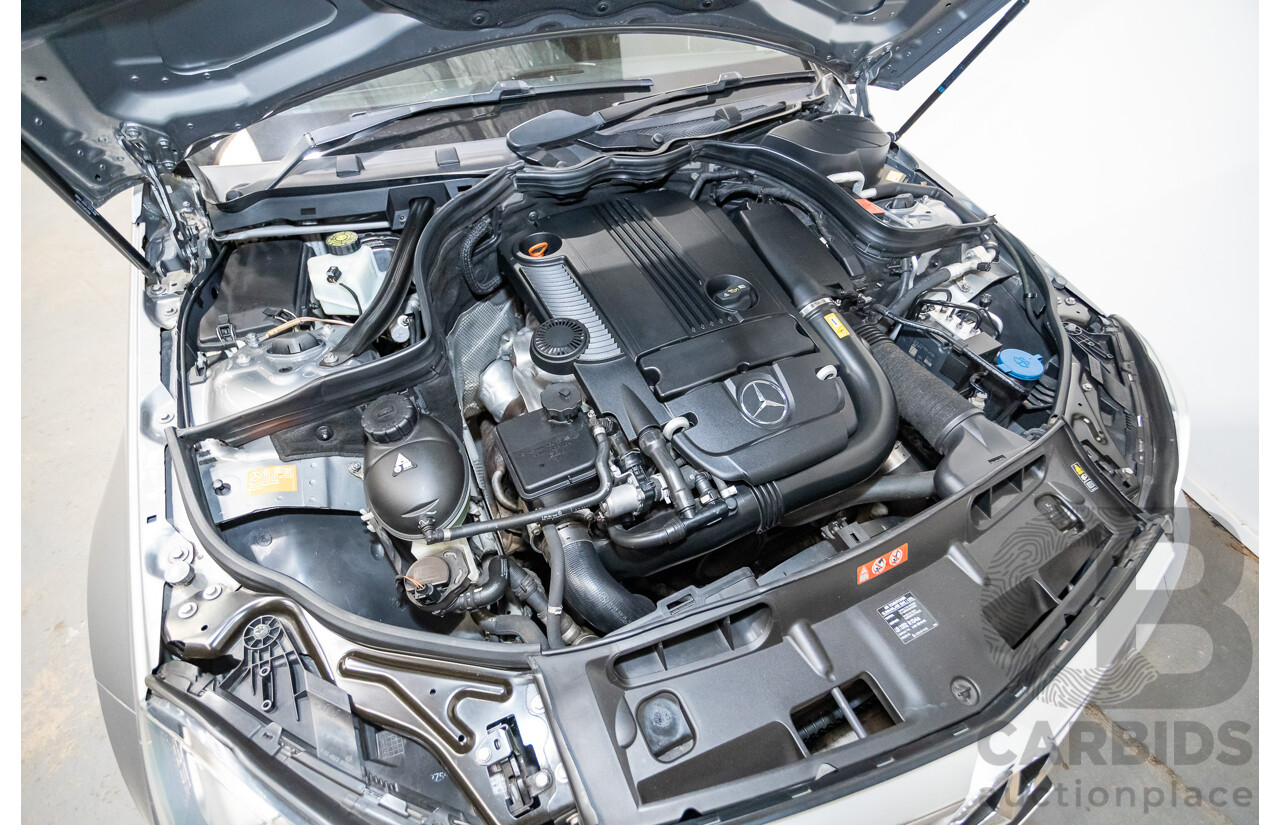 4/2013 Mercedes Benz C250 Avantgarde BE W204 MY13 4d Sedan Palladium Silver Metallic Turbo 1.8L